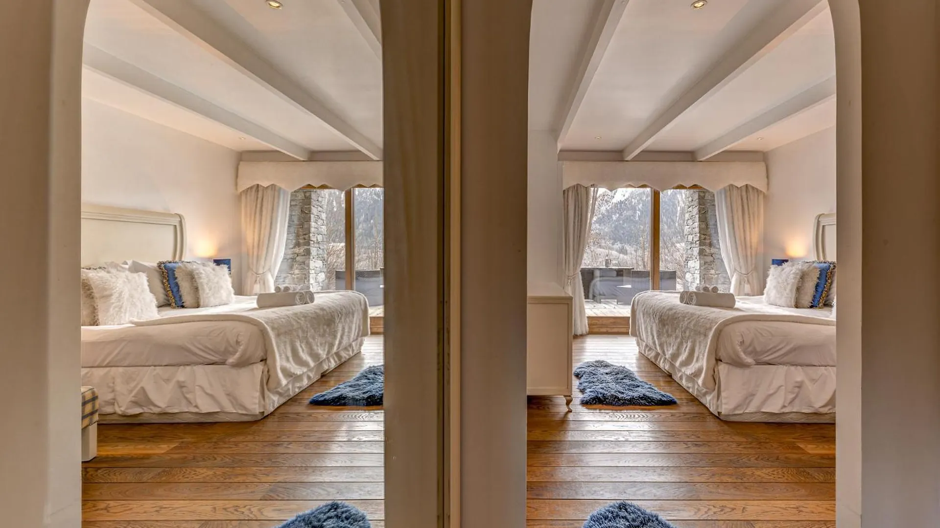 Chalet Serena - Luxury 7 Bedroom Chalet, Pool & Spa From The Hideaway Les Houches